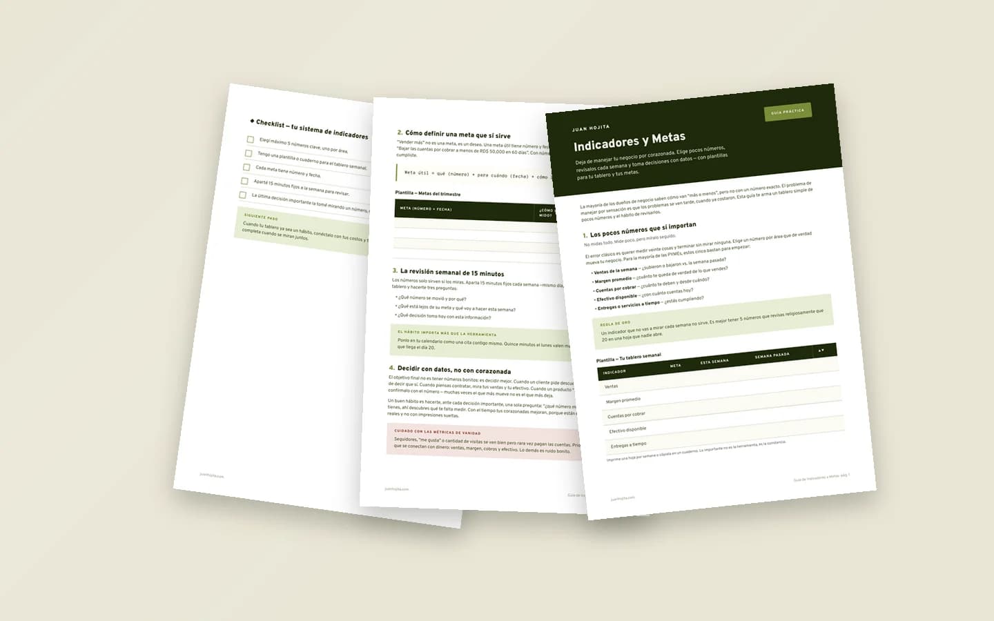 3 páginas en PDF, listas para imprimir