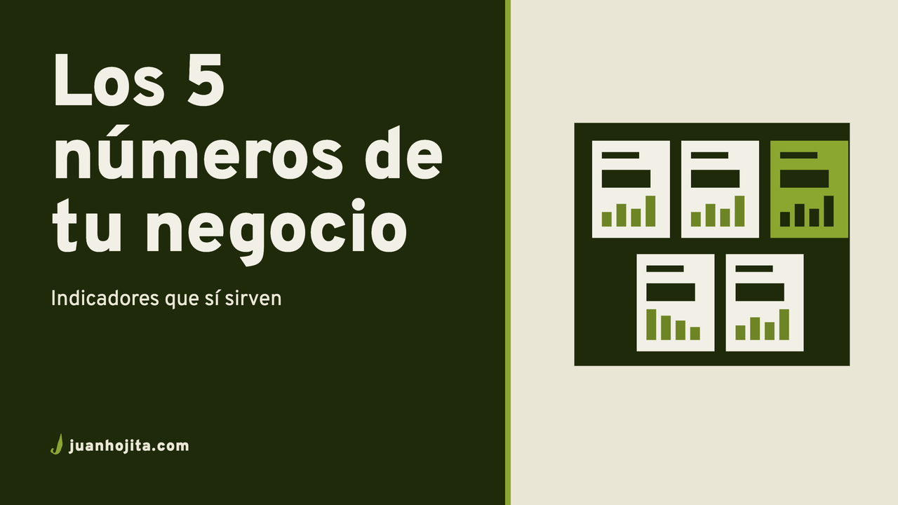 Portada del curso Los 5 números de tu negocio: indicadores que sí sirven