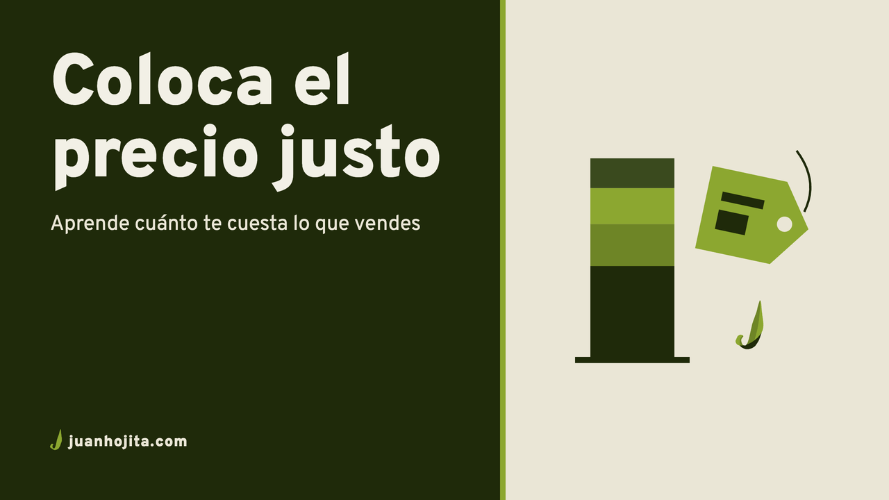 Portada del curso Precio justo: aprende cuánto te cuesta lo que vendes